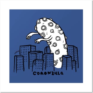 Coronzilla Posters and Art